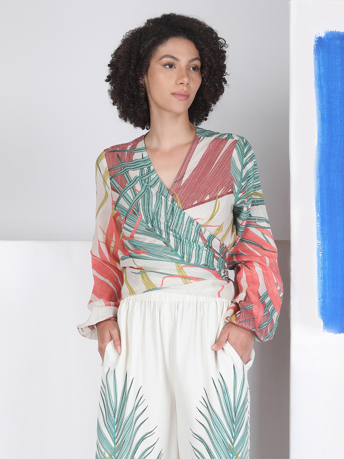 ADRIANE WRAP TOP