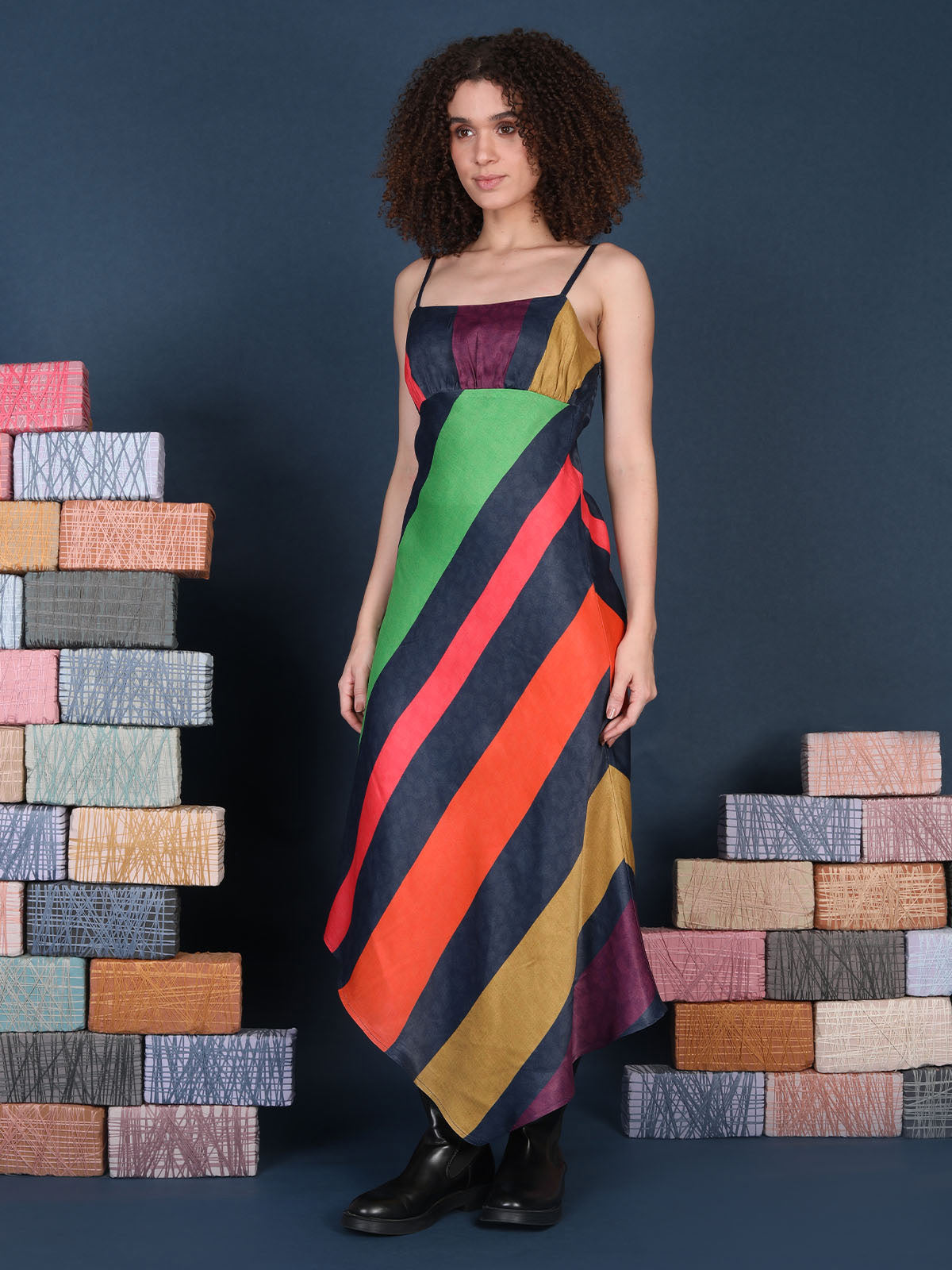 DRAPPED IN GORGEOUS DRESS