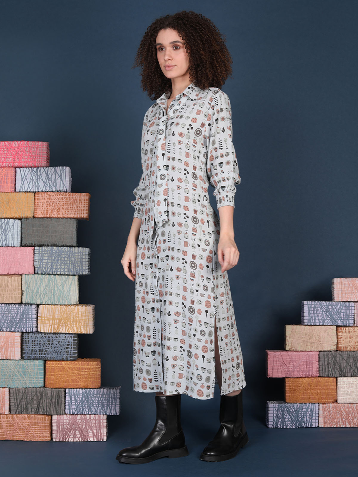 MILES TO GO SHIRT DRESS
