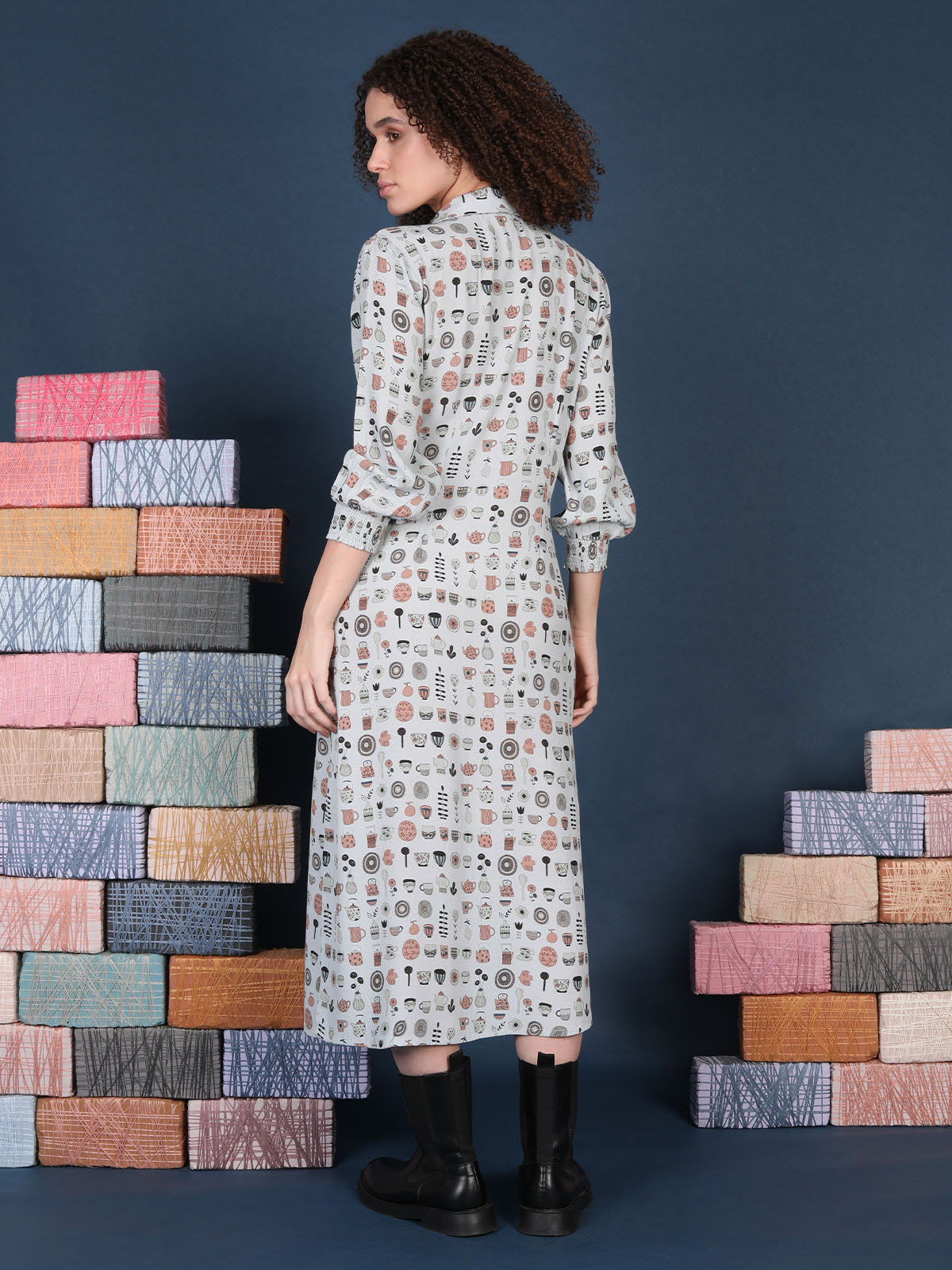 MILES TO GO SHIRT DRESS
