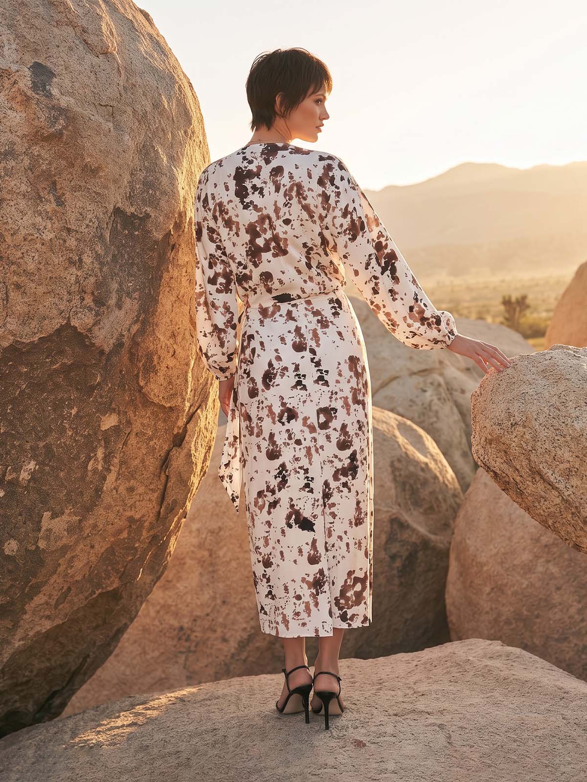 ROSEMERY WRAP DRESS