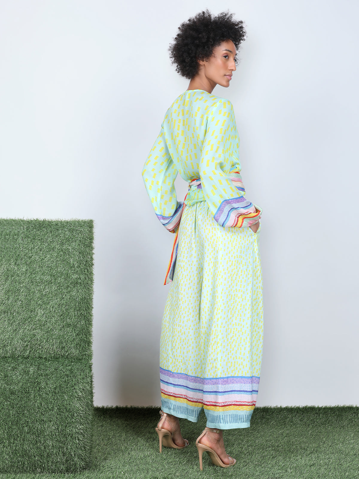 NEEOLI WIDELEG PANTS