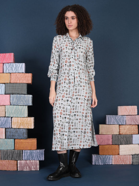 MILES TO GO SHIRT DRESS