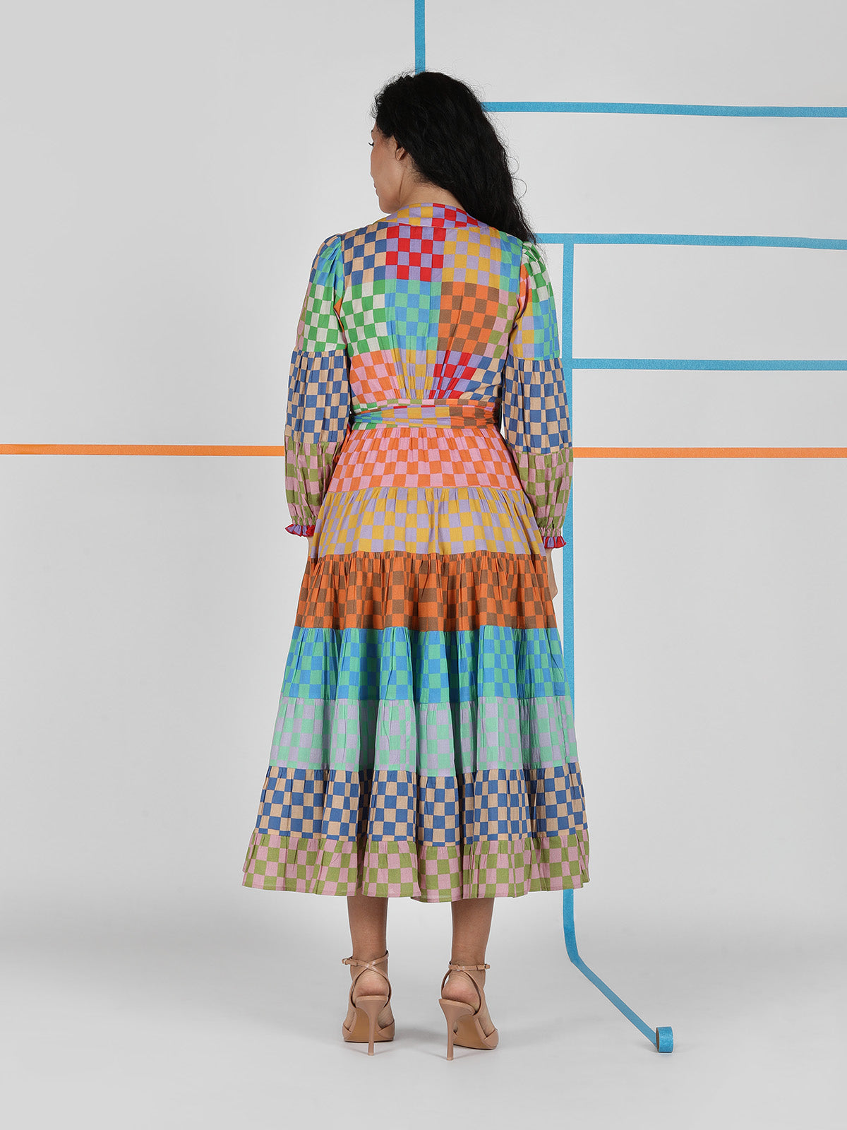 OTTAVIA WRAP DRESS WITH CAMY