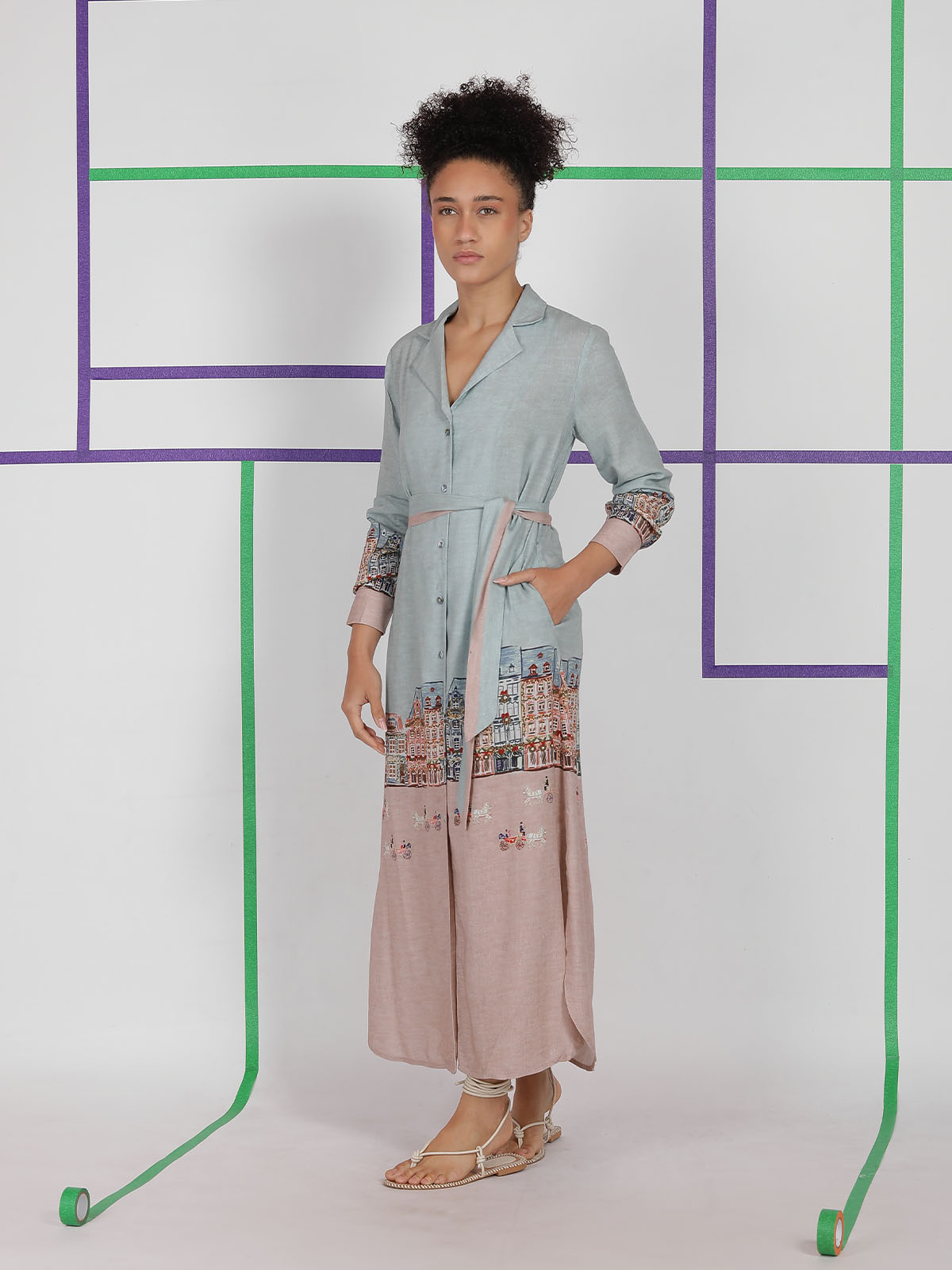 EVELYNA SHIRT DRESS