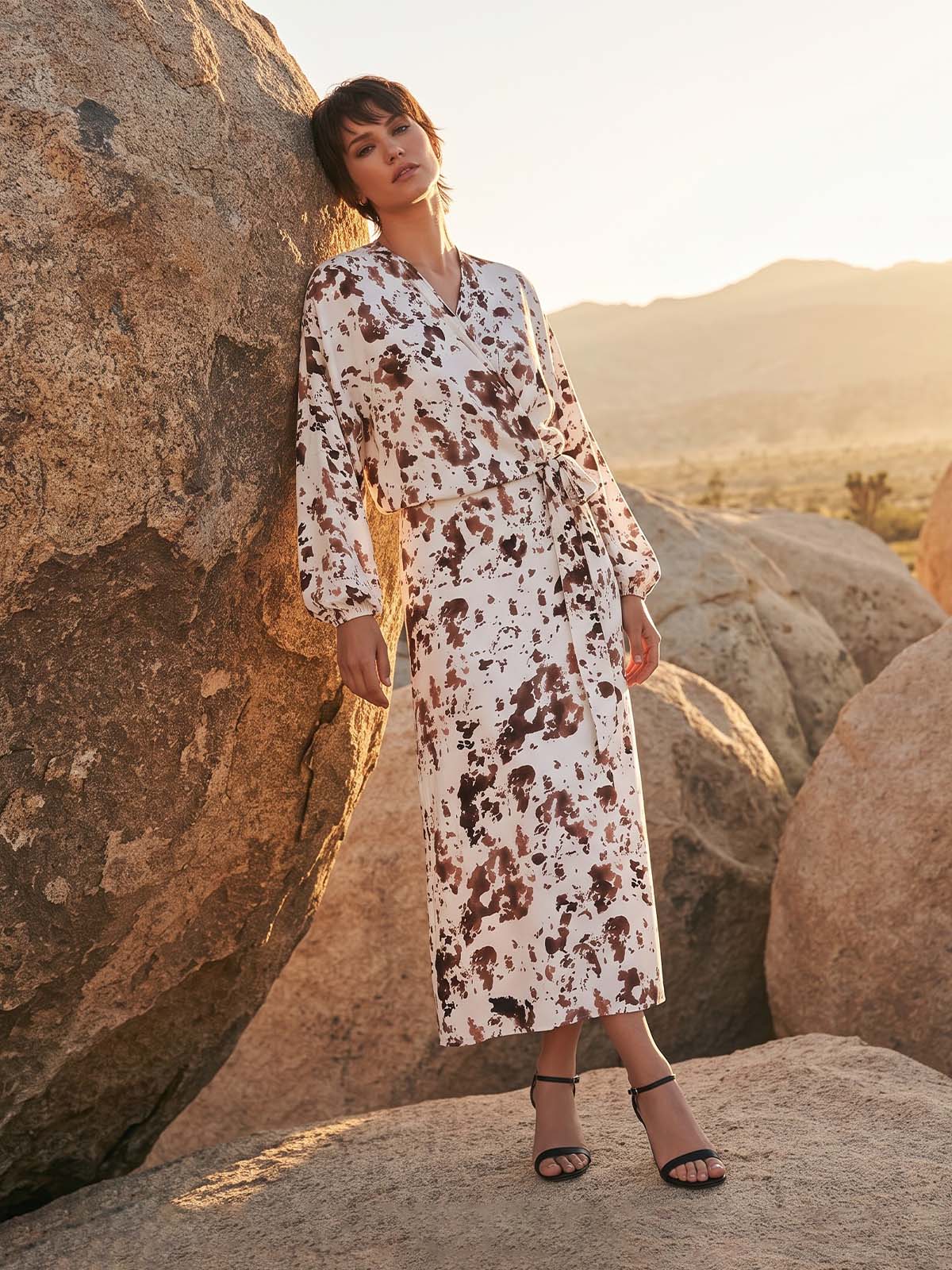 ROSEMERY WRAP DRESS