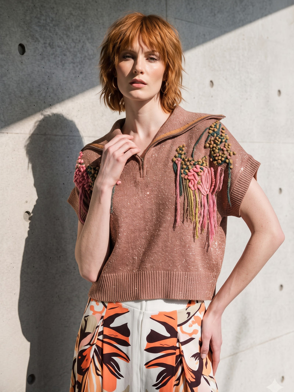 BENEVOLA KNITTED TOP